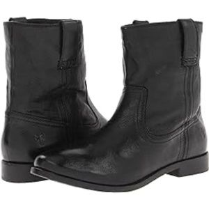 Frye Anna Shortie Boots Black 8.5